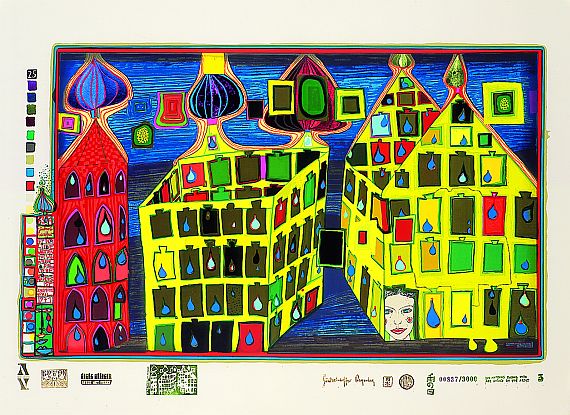 Friedensreich Hundertwasser - Mit der Liebe warten tut weh, wenn die Liebe woanders ist