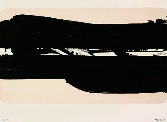 Pierre Soulages - Lithographie no 39