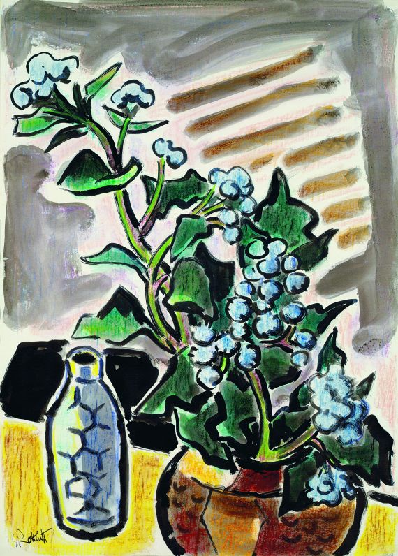 Karl Schmidt-Rottluff - Blaue Beeren