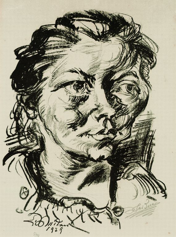 Ludwig Meidner - Frauenporträt