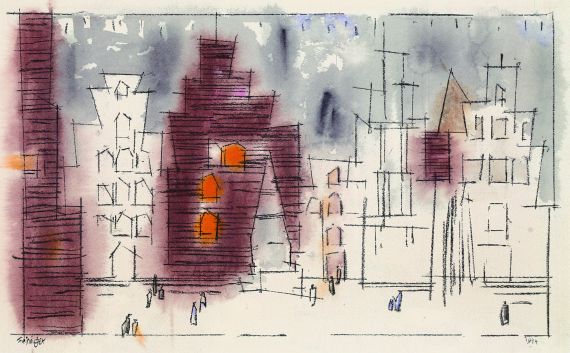 Lyonel Feininger - Old Gables