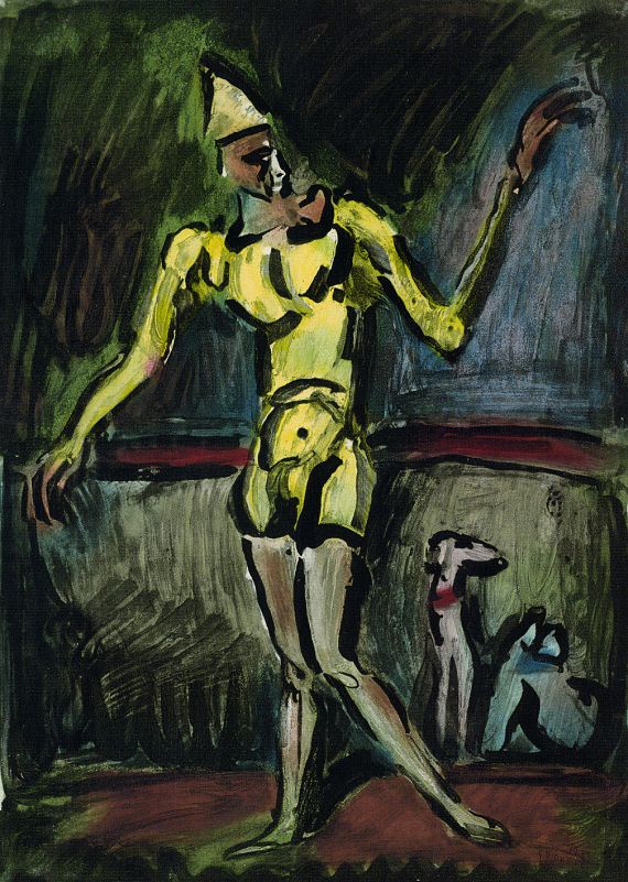 Georges Rouault - Le clown jaune