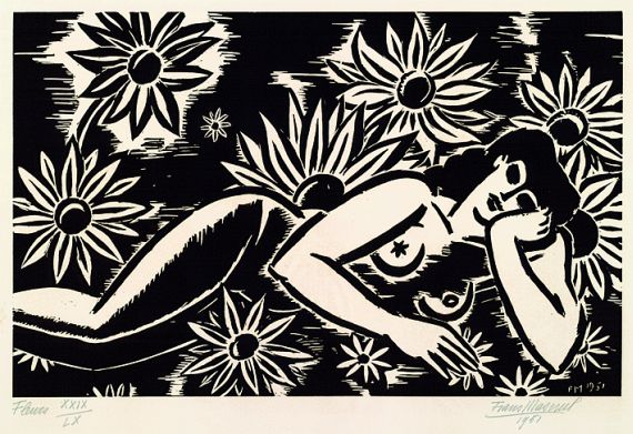 Frans Masereel - 2 Bll.: Voisins. Fleurs