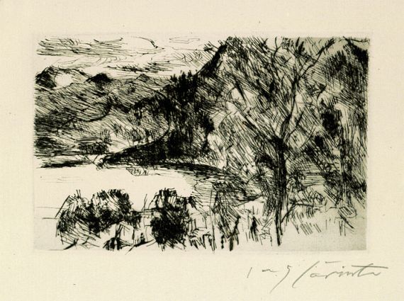 Lovis Corinth - Walchensee mit Jochberg