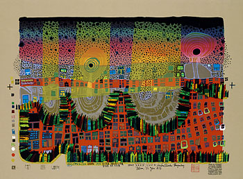 Friedensreich Hundertwasser - Die Stadt-Stadt