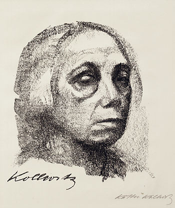 Käthe Kollwitz - Kleines Selbstbildnis