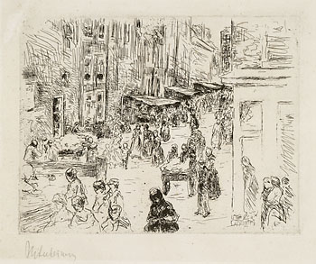 Max Liebermann - Die Judenstraße in Amsterdam