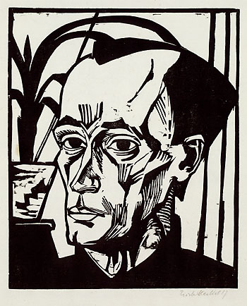 Erich Heckel - Bildnis E.H