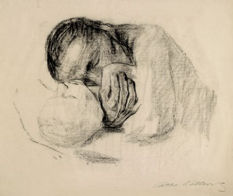 Käthe Kollwitz - Frau mit totem Kind