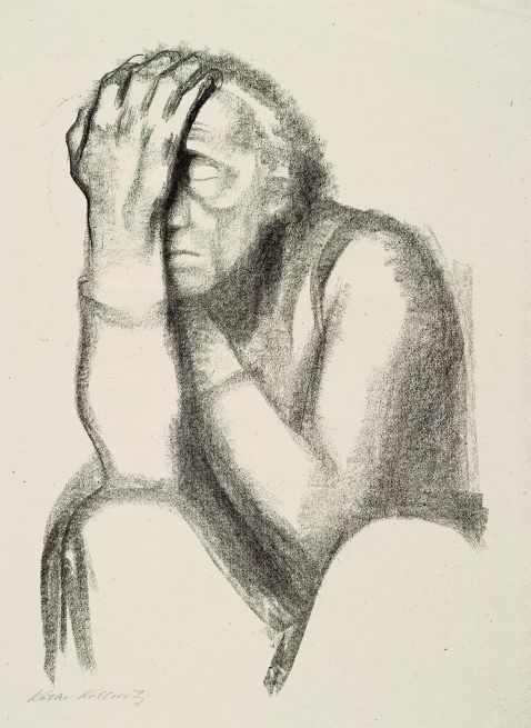 Käthe Kollwitz - Nachdenkende Frau (II. Fassung)