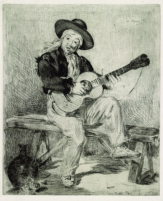Edouard Manet - Le guitarrero