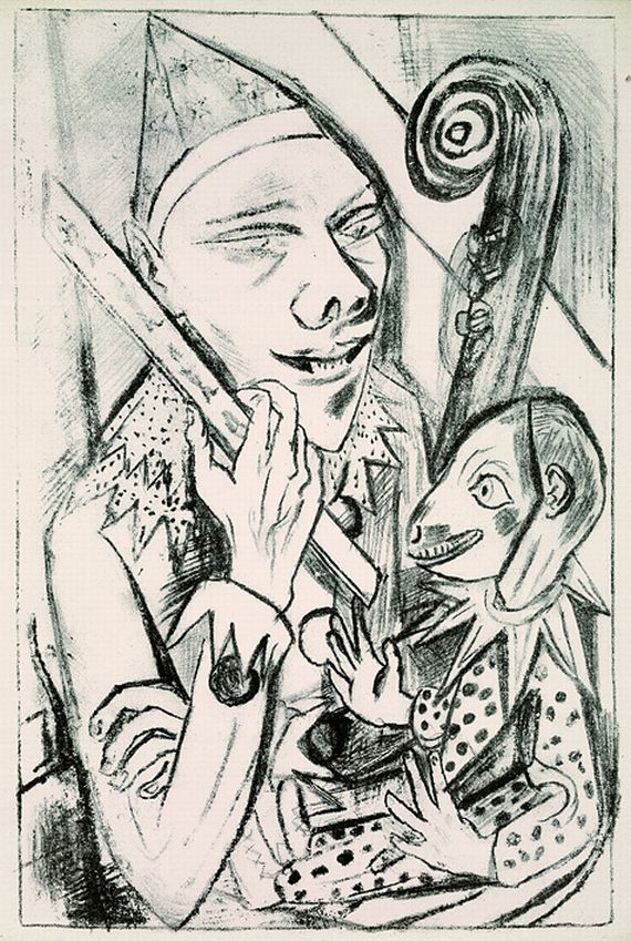 Max Beckmann - Pierrot und Maske