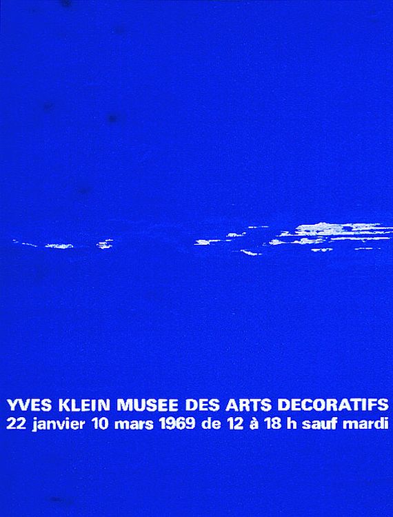 Yves Klein - Affiche d