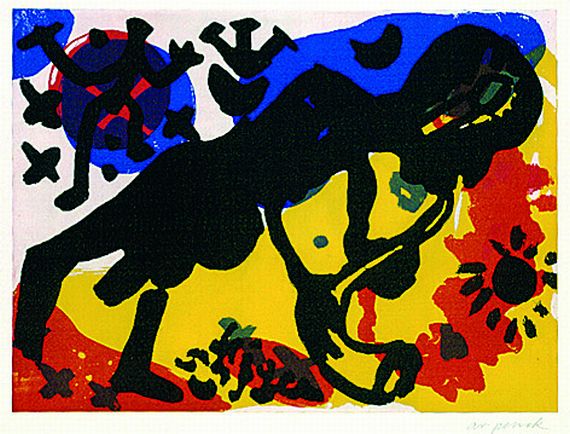 A.R. (d.i. Ralf Winkler) Penck - Saxophon-Spieler