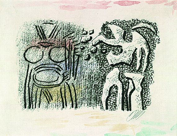 Willi Baumeister - Der Prophet und Herodias