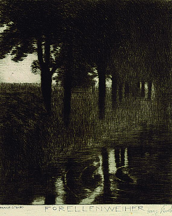 Franz von Stuck - Forellenweiher