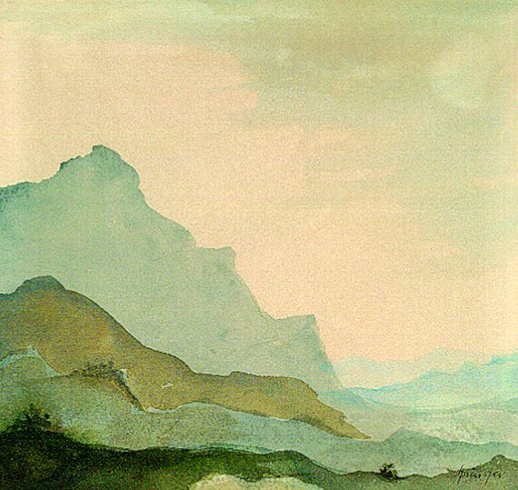 Ferdinand Springer - Landschaft in der Haute Provence