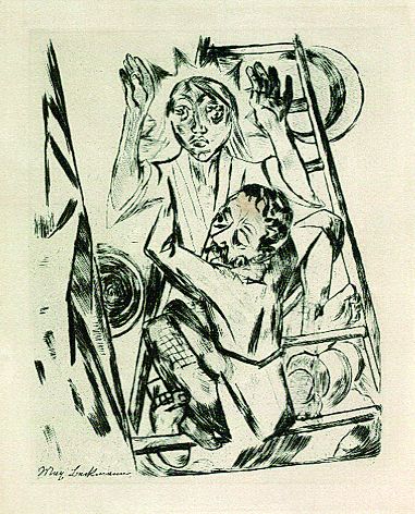 Max Beckmann - Jakob ringt mit dem Engel