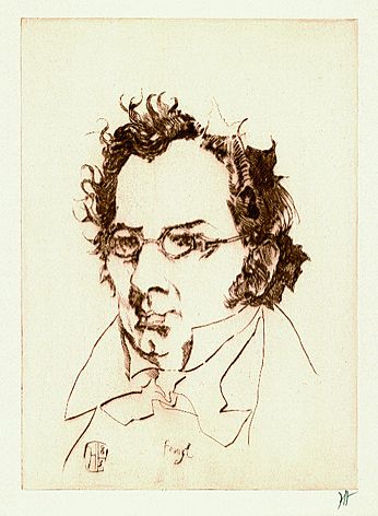 Horst Janssen - Franz Schubert (Franzl)