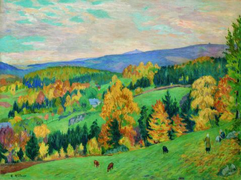 Ernst Eitner - Herbst im Riesengebirge