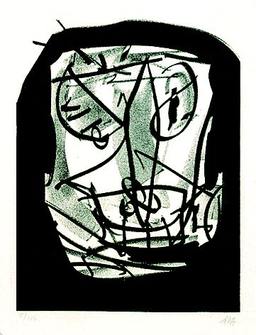 Antonio Saura - Retrato