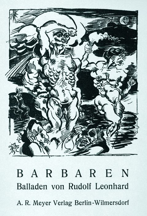 Ludwig Meidner - Angelische Strophen und Barbaren (sign.), 2 Bde.