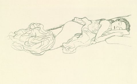  Lukian von Samosata - Die Hetärengespräche. Illustr. Klimt. 1907.