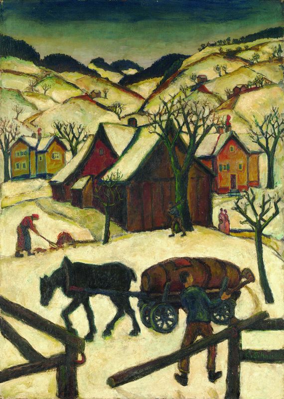 Karl Heinrich (Carlos) Schneider - Winterlandschaft