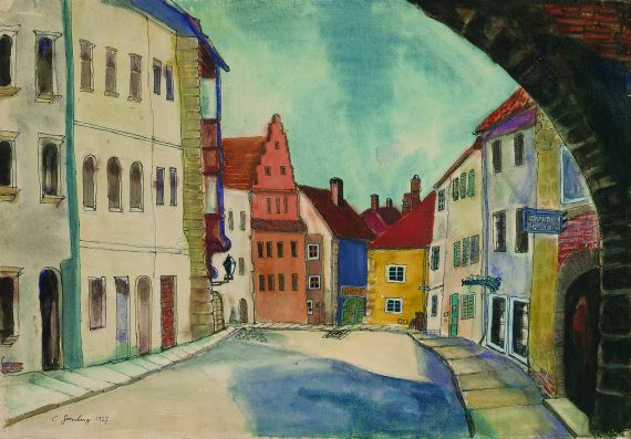 Carl Grossberg - Straße in Süddeutschland