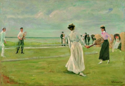 Max Liebermann - Tennisspieler am Meer - 1. Fassung