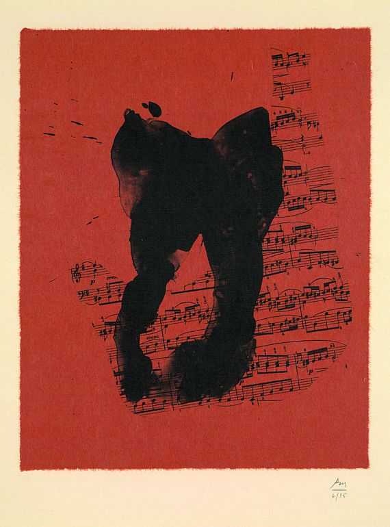 Robert Motherwell - 3 sheets: Capriccio. Chair. Music