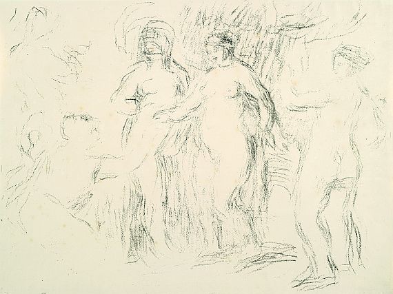 Pierre-Auguste Renoir - Les baigneuses (Le jugement de Paris)