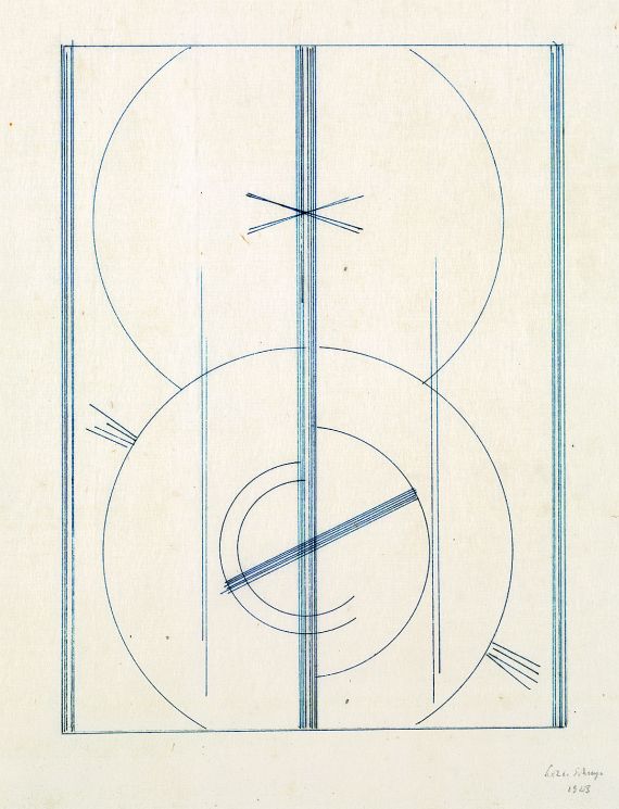 Lothar Schreyer - Komposition mit Kreisen