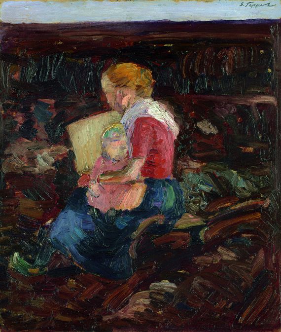 Georg Tappert - Mutter mit Kind