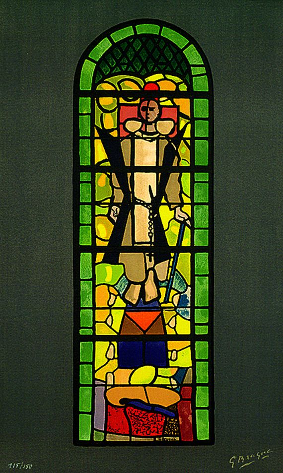 Georges Braque - Sketch of a stained-glass window: Heiliger