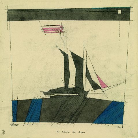 Lyonel Feininger - The Schooner from Bremen