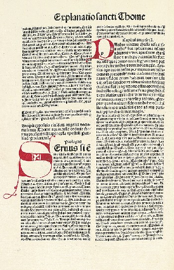  Thomas von Aquin - Commentaria in omnes epistolas beati Pauli. 1495.