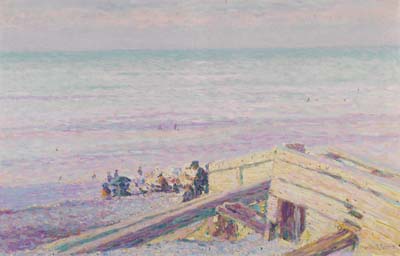 Charles Johann Palmié - Sonniger Strand