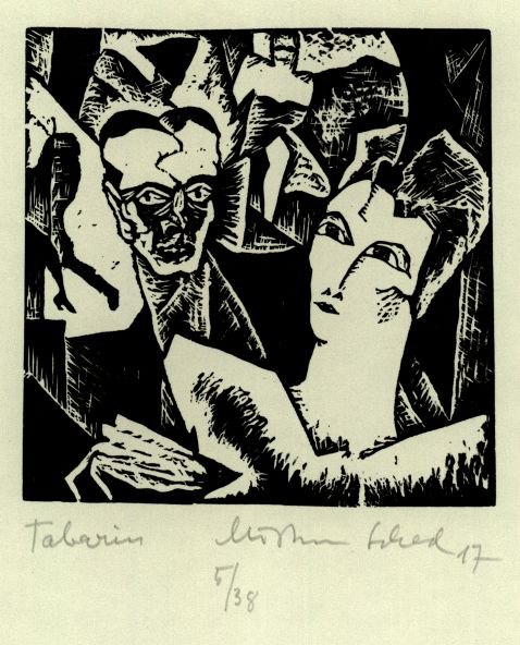 Christian Schad - Tabarin. Genf 1917