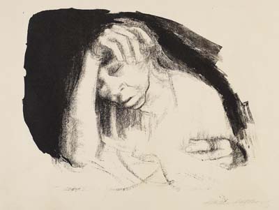 Käthe Kollwitz - Heimarbeit. 1925