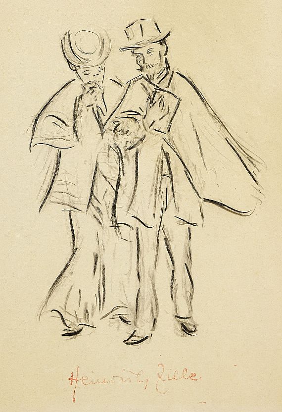 Heinrich Zille - Spaziergänger