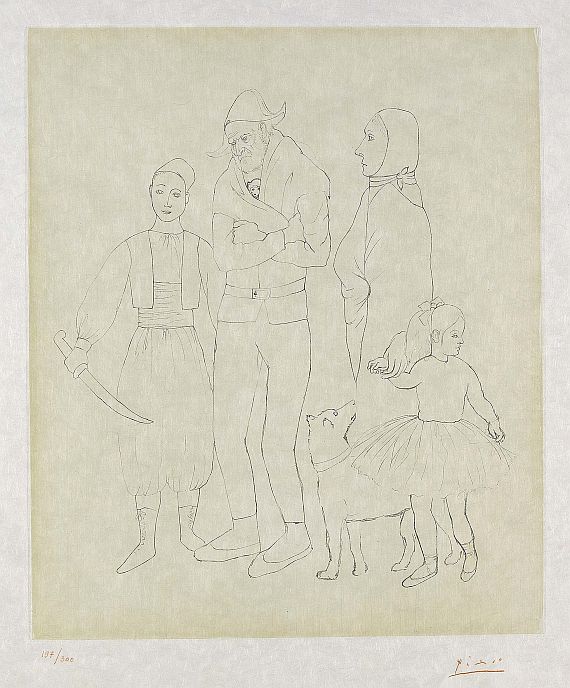 Pablo Picasso - Famille des Saltimbanques