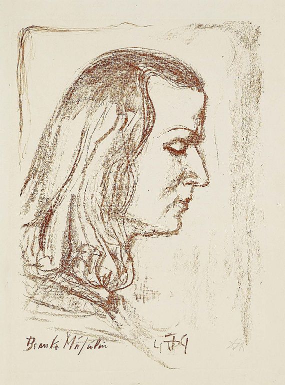 Otto Dix - Branka Musulin (Profil)