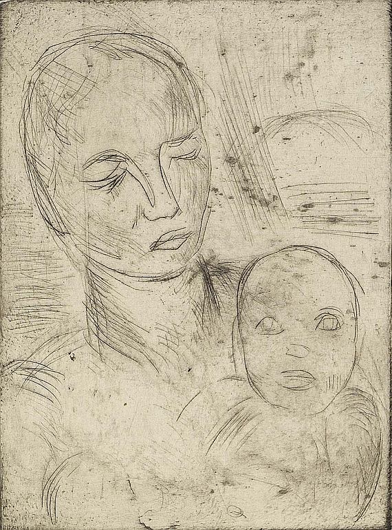Wilhelm Lehmbruck - Mutter und Kind, klein