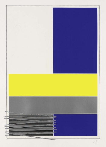 Jesus Raphael Soto - 4 sheets: Abstrakte Kompositionen