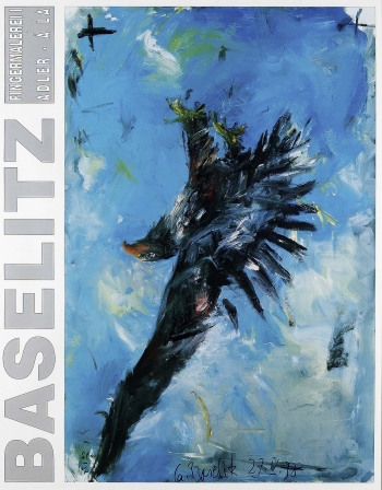 Georg Baselitz - Plakat: Fingermalerei I. Adler