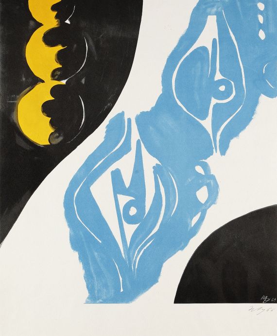 Ernst Wilhelm Nay - Offset 1966 (NOR)