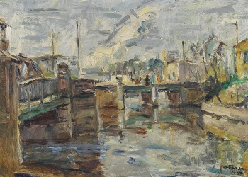 Albert Feser - Kanal bei der Bankstraße