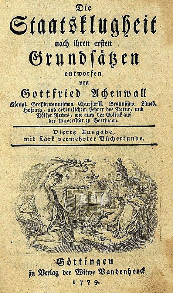Gottfried Achenwall - Staatsklugkeit
