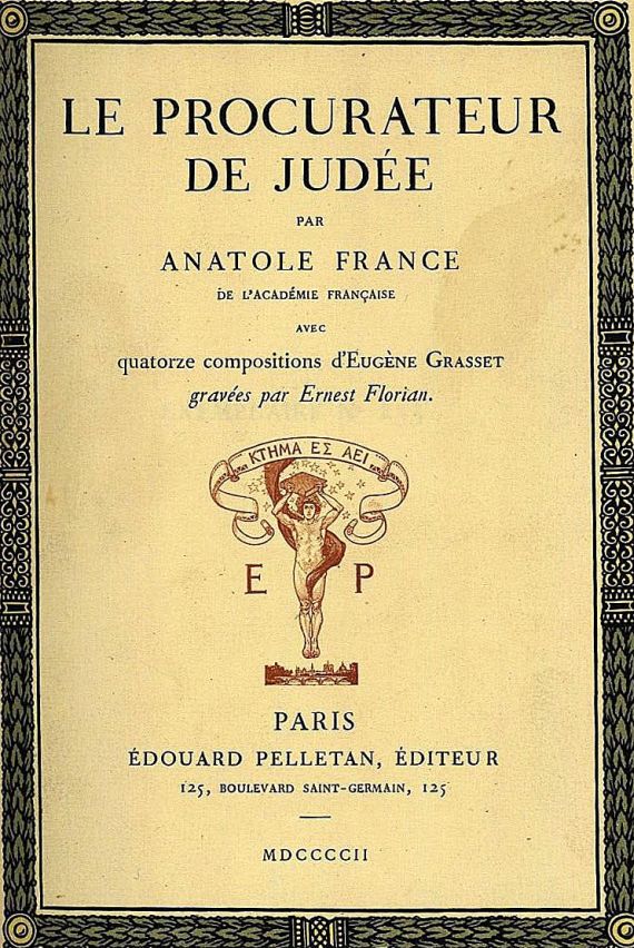 Anatole France - Le Procurateur de Judée (32)